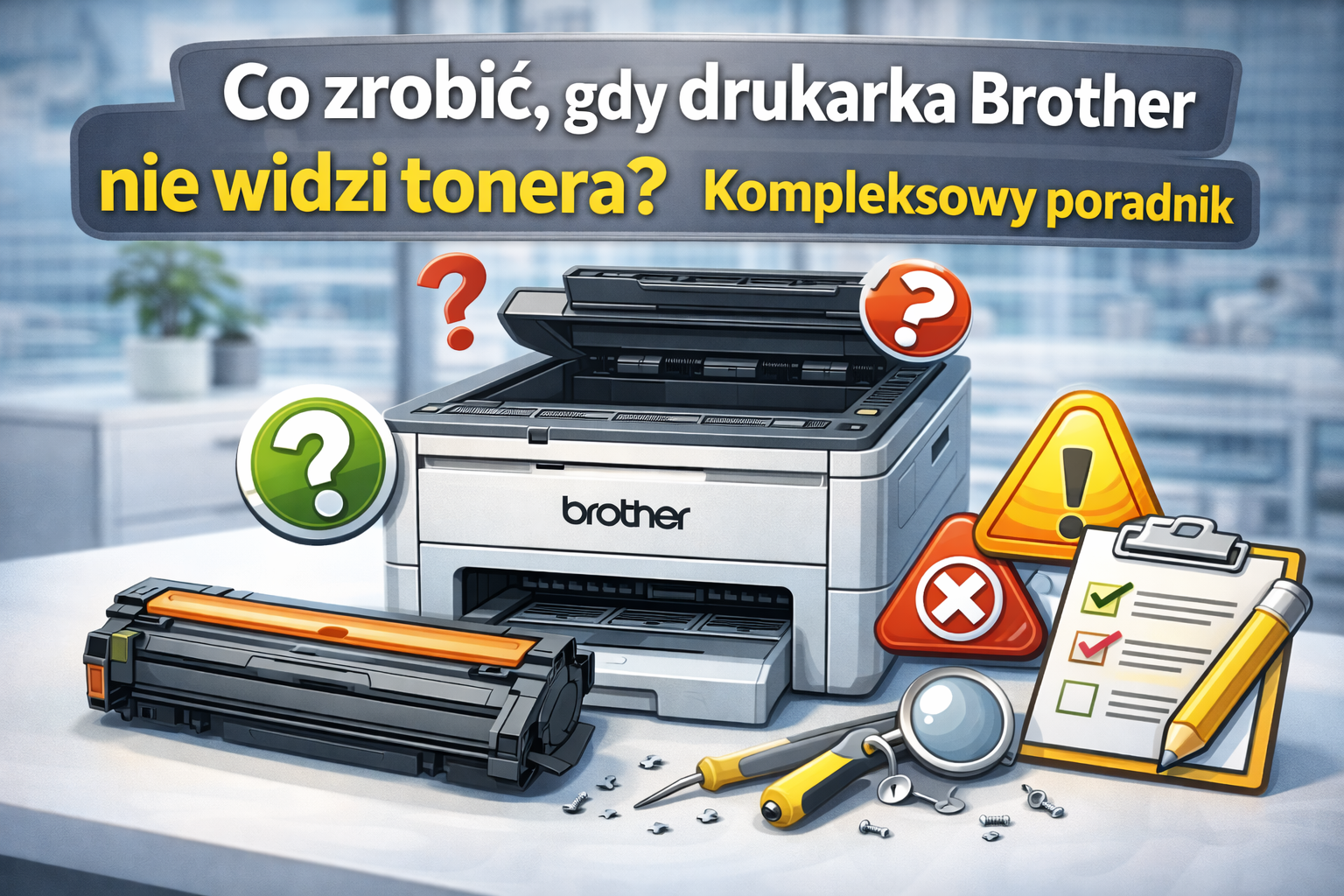 Co zrobić, gdy drukarka Brother nie widzi tonera? Kompleksowy poradnik dla każdego.