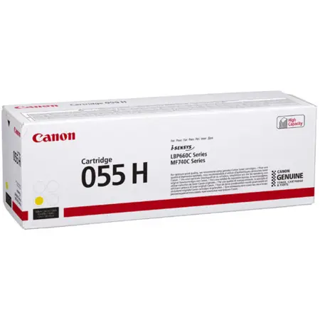 Toner żółty 055H do Canon LBP-660, LBP-662, LBP-663, LBP-664, MF-740, MF-741, MF-742, MF-743, MF-744, MF-745, MF-746 - C