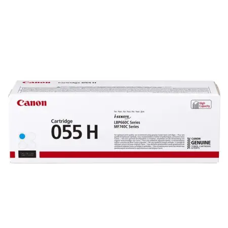 Toner cyan Canon 055H do Canon LBP-660, LBP-662, LBP-663, LBP-664, MF-740, MF-741, MF-742, MF-743, MF-744, MF-745, MF-74